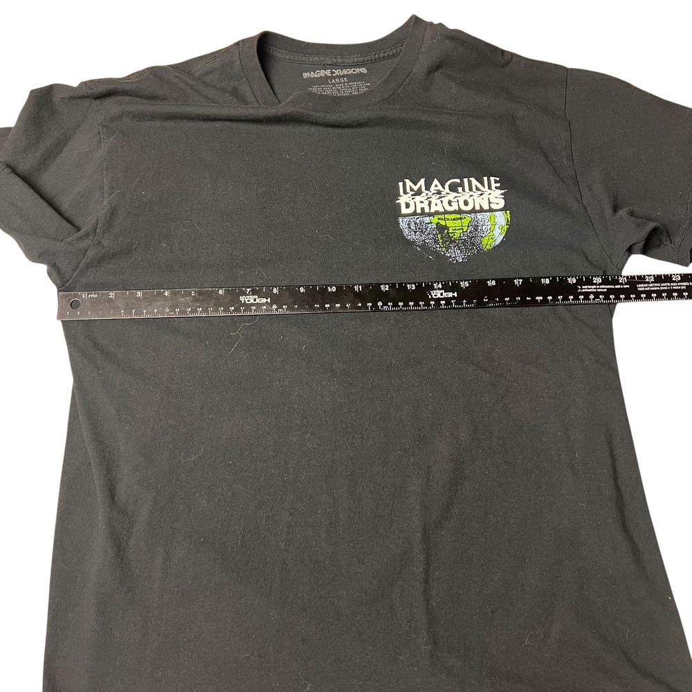 Imagine Dragons Mercury World Tour 2022 Black Graphic T-Shirt Mens Large L - Picture 5 of 6
